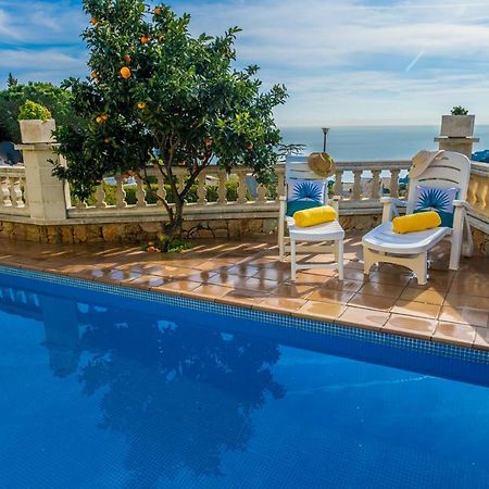 Villa Vista Lux, Piscina Privada Y Zona Exterior Con Vista Mar Tossa de Mar Dış mekan fotoğraf