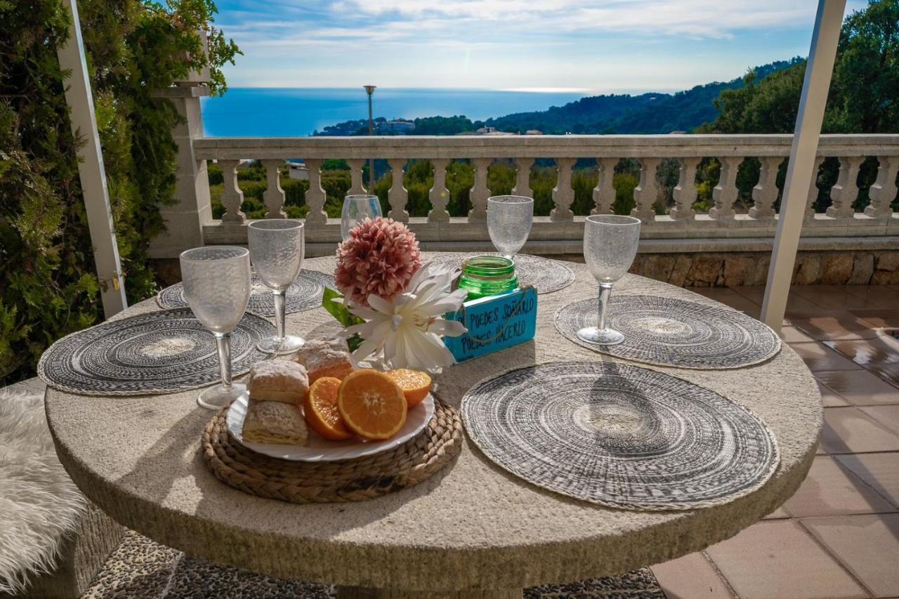 Villa Vista Lux, Piscina Privada Y Zona Exterior Con Vista Mar Tossa de Mar Dış mekan fotoğraf